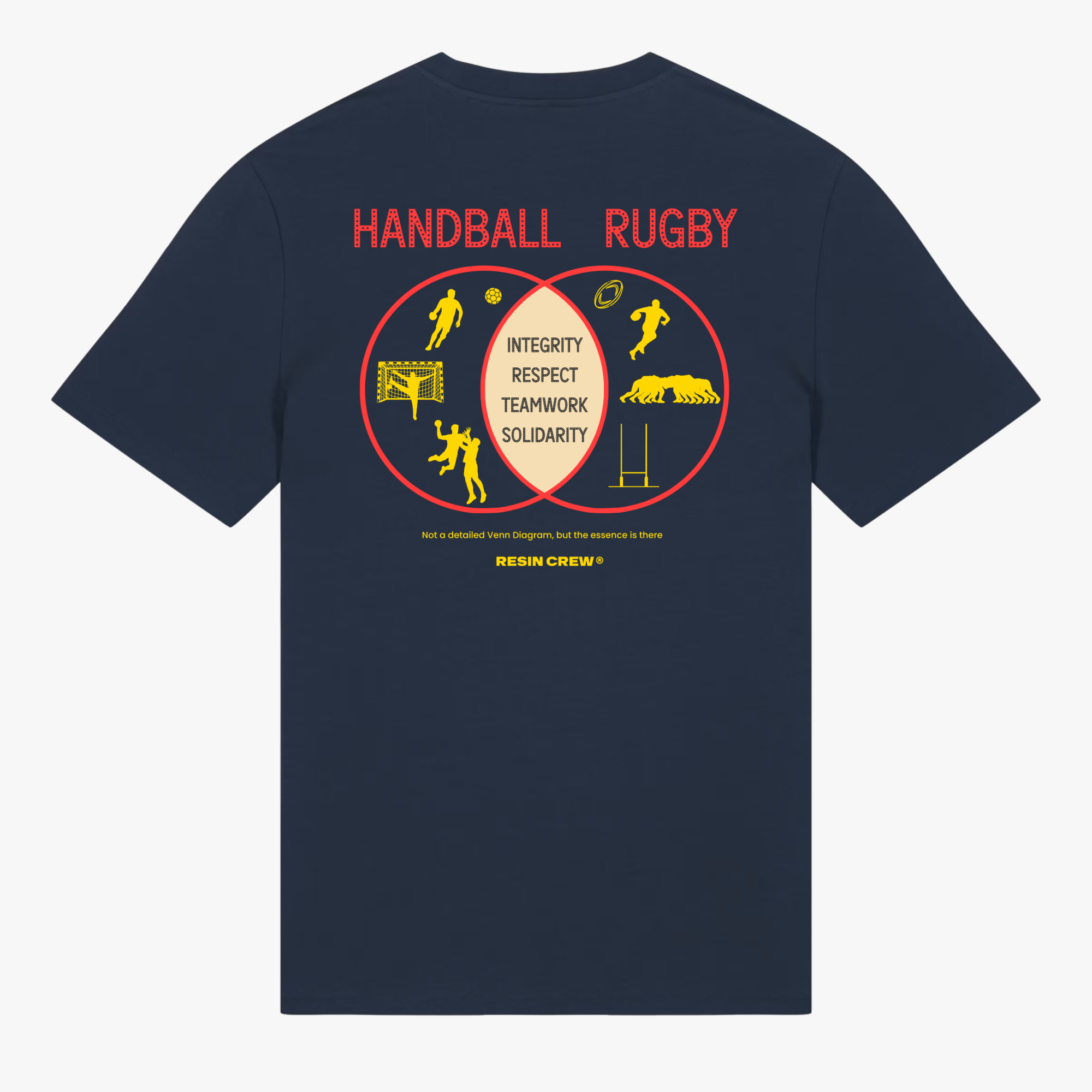 Handball vs Rugby Tee