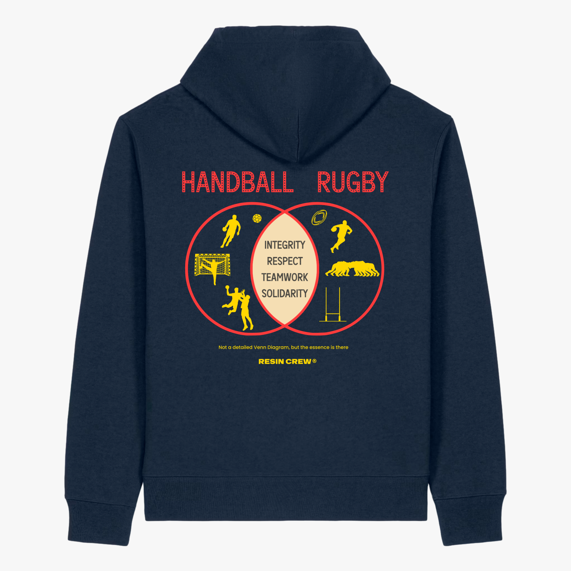 Handball vs Rugby Hoodie
